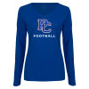 Thumbnail image for  Womens Royal Long Sleeve V Neck Tee 
