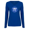 Thumbnail image for  Womens Royal Long Sleeve V Neck Tee 