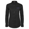 Thumbnail image for  Womens Black Twill Button Down Long Sleeve 