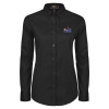 Thumbnail image for  Womens Black Twill Button Down Long Sleeve 