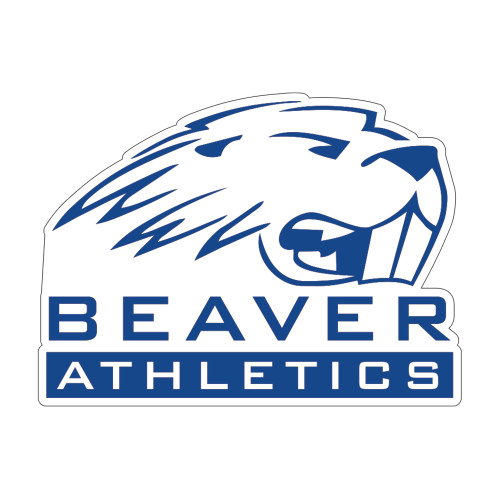 Pratt Comm College Medium Decal - Beaver Athletics with Mascot