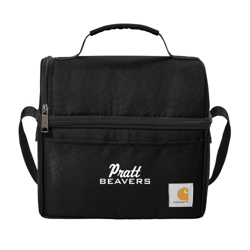 Pratt Comm College Carhartt Black Lunch Cooler - Pratt Beavers Script