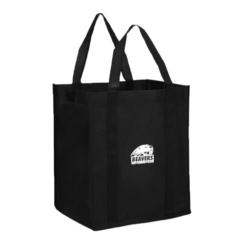 Main Image for  Non Woven Black Grocery Tote