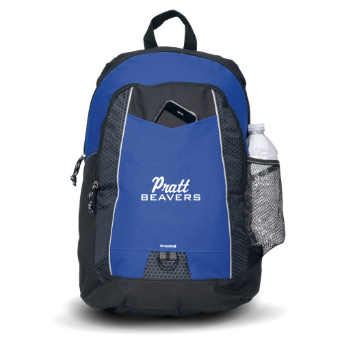 Pratt Comm College Royal Impulse Backpack - Pratt Beavers Script