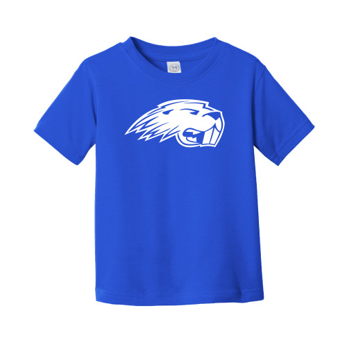 Pratt Comm College Toddler Royal T Shirt - Pratt Beaver Head