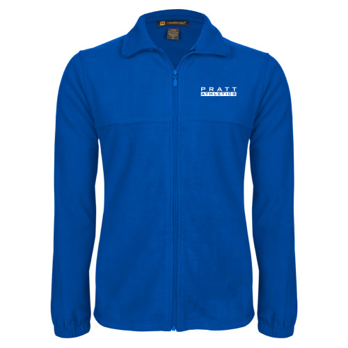  Royal Fleece Full Zip Jacket - Pratt Athletics Wordmark