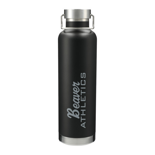 Pratt Comm College Thor Copper Vacuum Insulated Black Bottle 32oz - Beavers Athletics ScriptEngraved