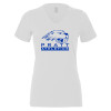 Thumbnail image for Pratt Comm College Bella + Canvas Womens White V Neck Cotton T Shirt