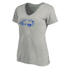 Thumbnail image for Pratt Comm College Womens Plus Heather Grey V Neck T Shirt