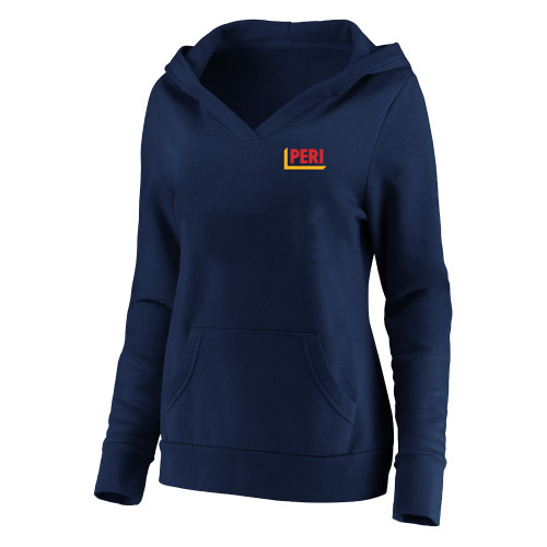 Womens Plus Navy Hoodie-PERI