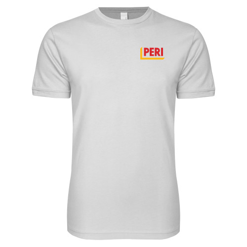 Next Level White SoftStyle T Shirt-PERI
