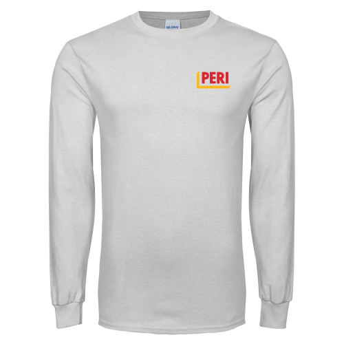 White Long Sleeve T Shirt-PERI