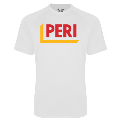 Under Armour White Tech Tee-PERI