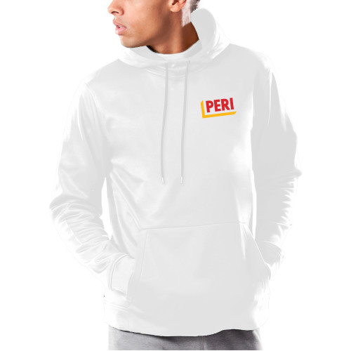 Under Armour White Armour Fleece Hoodie-PERI