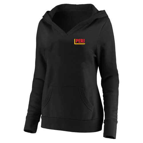 Womens Plus Black Hoodie-PERI