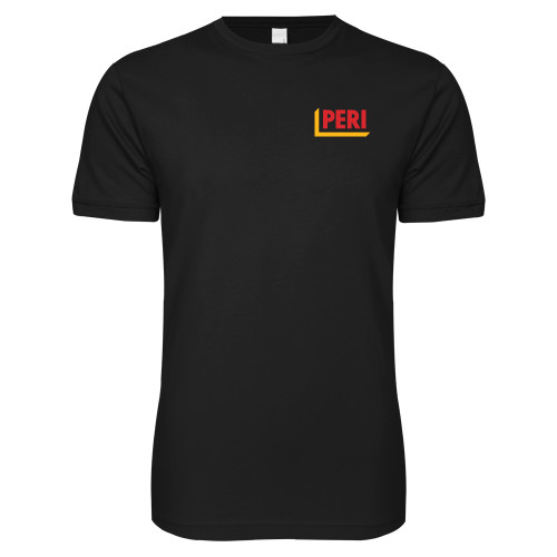 Next Level Black SoftStyle T Shirt-PERI