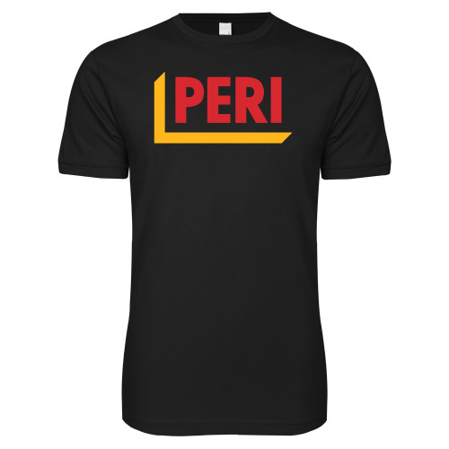 Next Level Black SoftStyle T Shirt-PERI