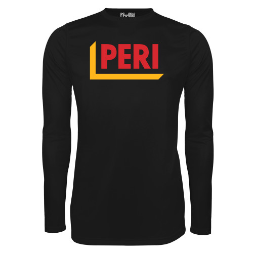 Under Armour Black Long Sleeve Tech Tee-PERI