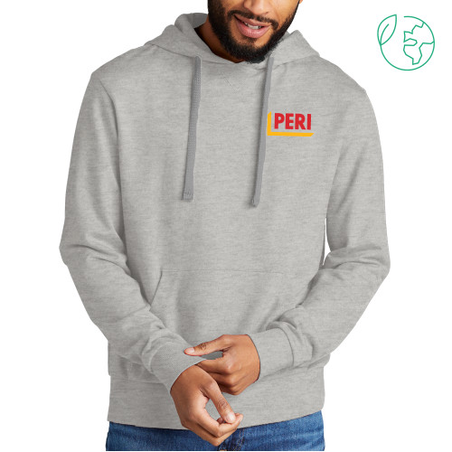 Allmade Light Grey Organic French Terry Pullover Hoodie-PERI