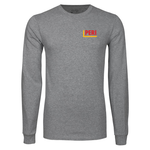 Grey Long Sleeve T Shirt-PERI