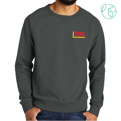 Allmade Dark Grey Organic French Terry Crewneck Sweatshirt-PERI
