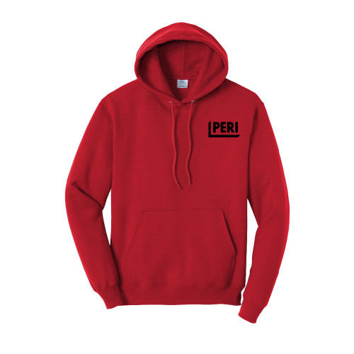 Tall Red Fleece Hoodie-PERI