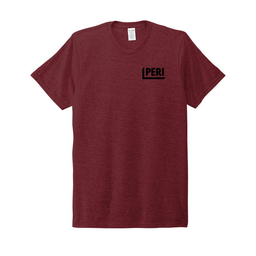 Allmade Unisex Vino Red Tri Blend Tee-PERI