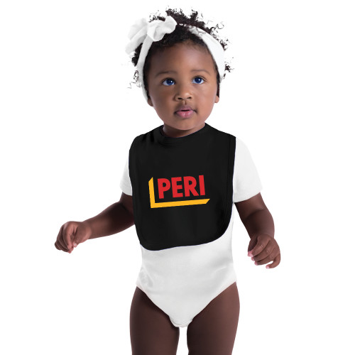 Black Baby Bib-PERI