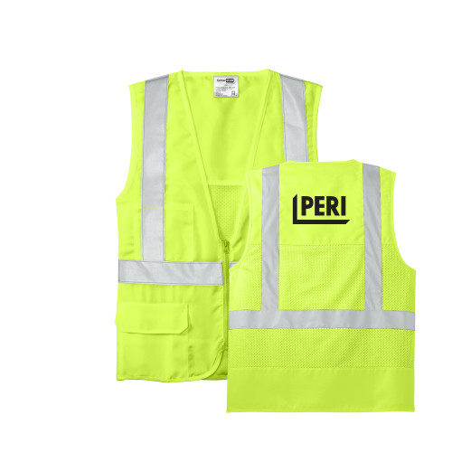 Safety Yellow ANSI 107 Class 2 Safety Vest-PERI
