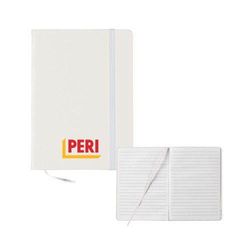 5x7 White Hard Cover Journal-PERI