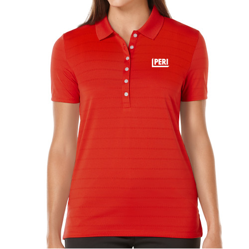 Callaway Womens Red Opti Vent Polo-PERI
