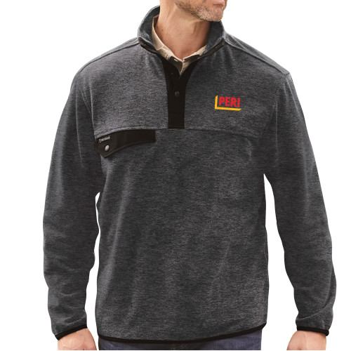 DRI DUCK Charcoal Denali Fleece Pullover-PERI