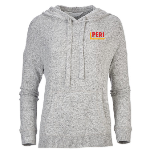 Boxercraft Womens Oxford Grey Heather Cuddle Soft Hoodie-PERI