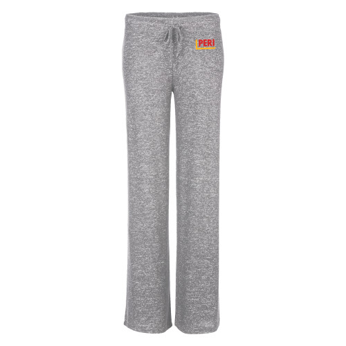 Boxercraft Womens Oxford Grey Heather Cuddle Wide Leg Pant-PERI