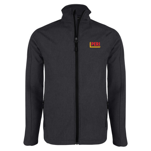 Charcoal Heather Softshell Jacket-PERI