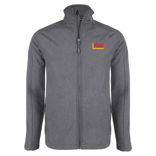 Grey Heather Softshell Jacket-PERI