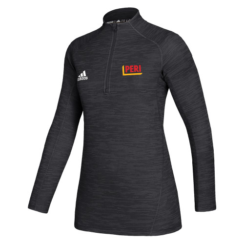 Adidas Womens Black Game Mode 1/4 Zip-PERI
