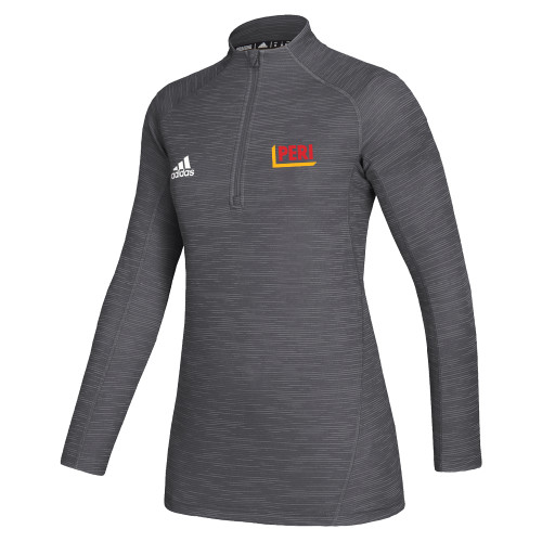 Adidas Womens Grey Game Mode 1/4 Zip-PERI