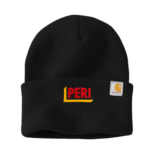 Carhartt Black Knit Beanie w/Cuff-PERI