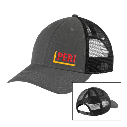 The North Face Grey Heather/Black Ultimate Trucker Hat-PERI