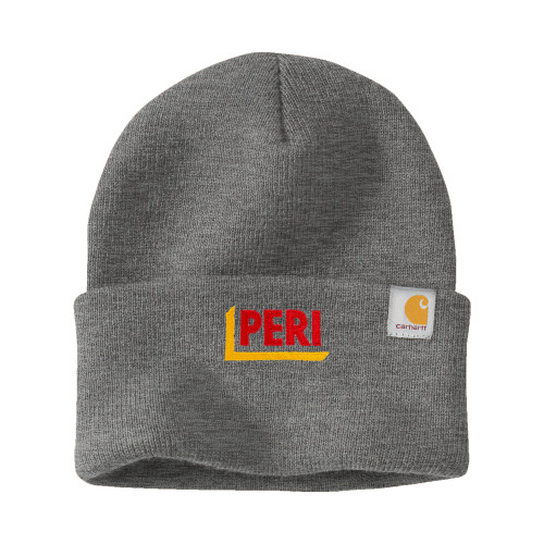 Carhartt Heather Grey Knit Beanie w/Cuff-PERI
