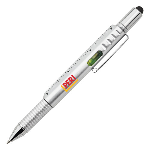 6 in 1 Silver Ballpoint Pen-PERI