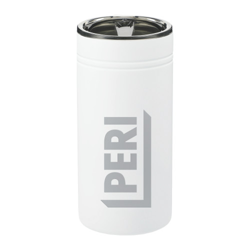 Sherpa Vacuum White Tumbler & Insulator 12oz-PERI Engraved
