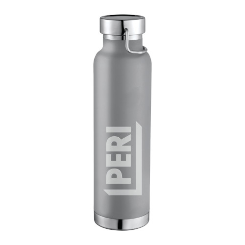Thor Copper Vacuum Insulated Grey Bottle 22oz-PERI Engraved
