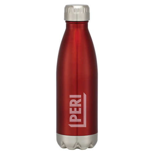 Swig Stainless Steel Red Bottle 16oz-PERI Engraved
