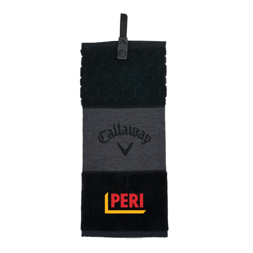 Callaway Black Trifold Towel-PERI