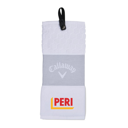 Callaway White Trifold Towel-PERI