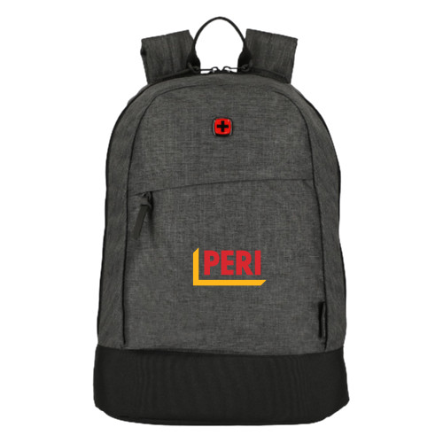 Wenger Black Recycled Rush 15 in. Laptop Backpack-PERI