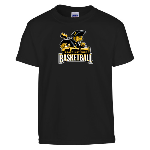 Pratt Institute Youth Black T Shirt-Pratt Institute Basketball