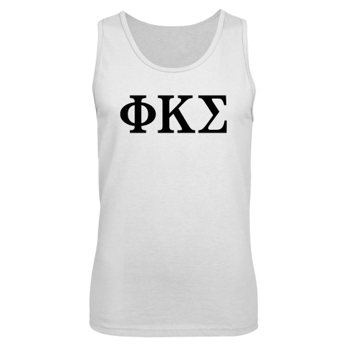 White Tank Top-Phi Kappa Sigma Greek